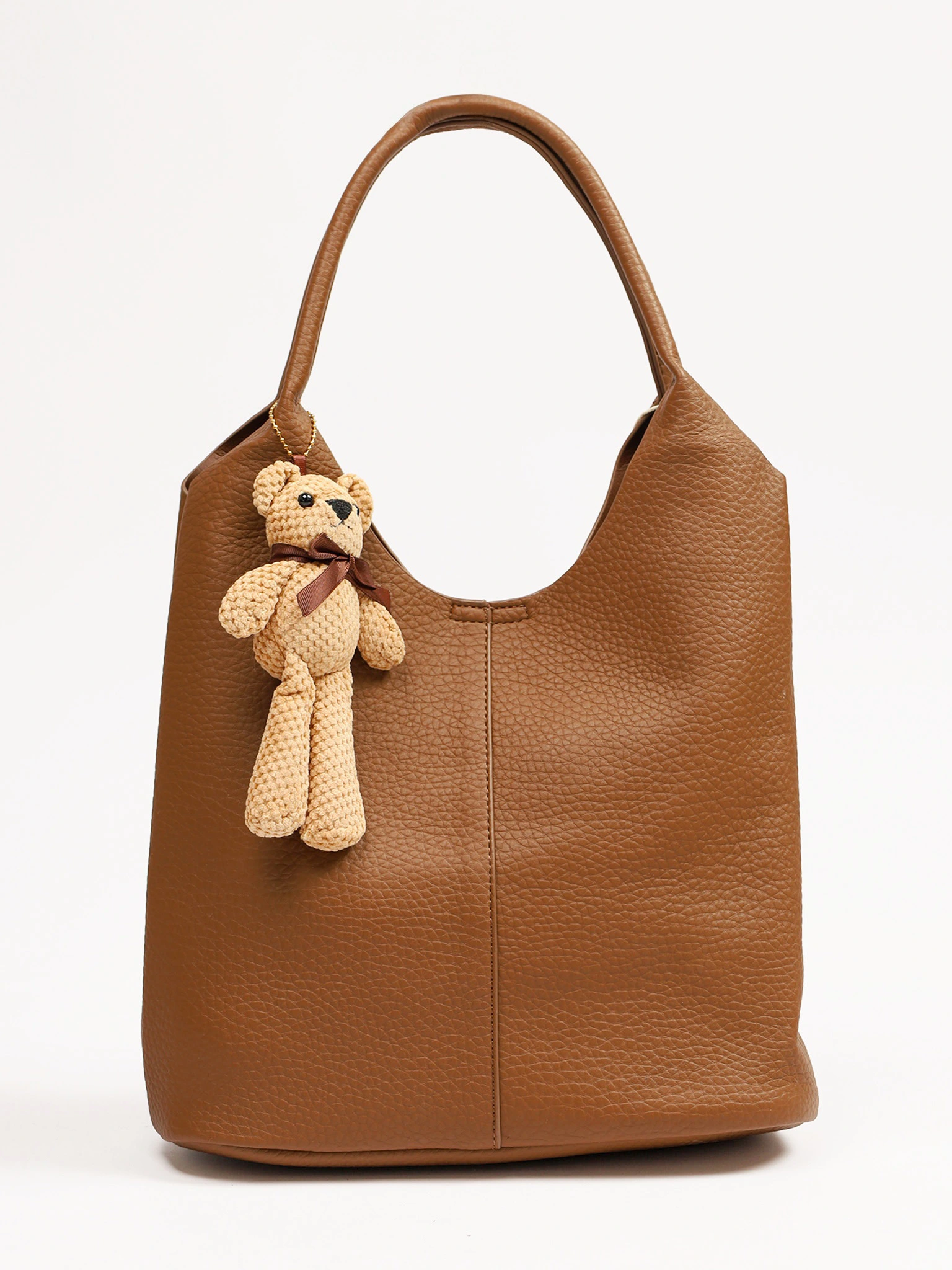 Сумка-шоппер с косметичкой и брелком в ассортименте